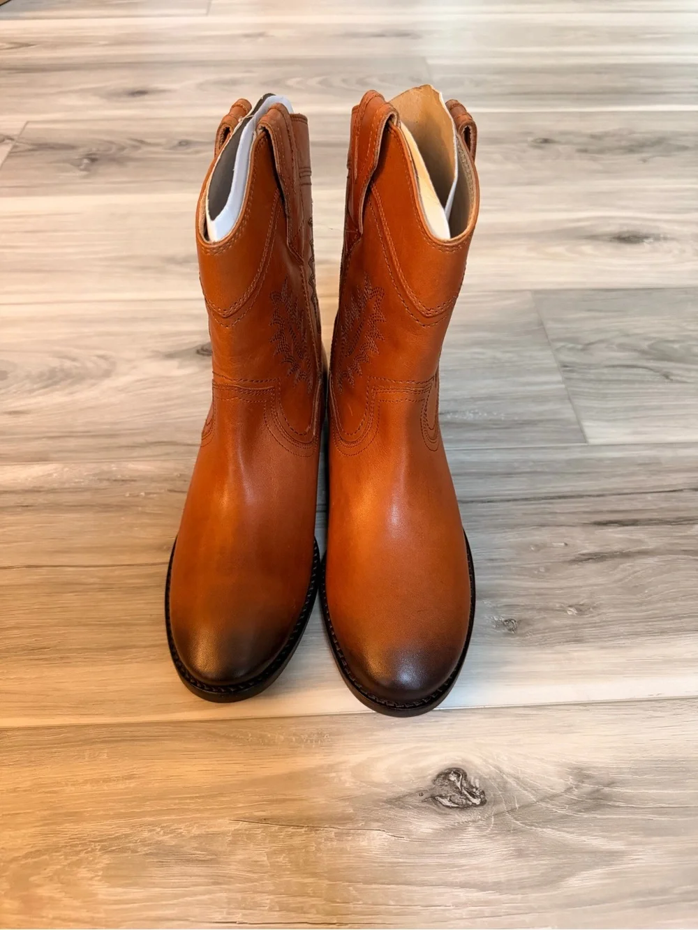 Frye Blair Western Deco Leather Boots 6.5 NIB
